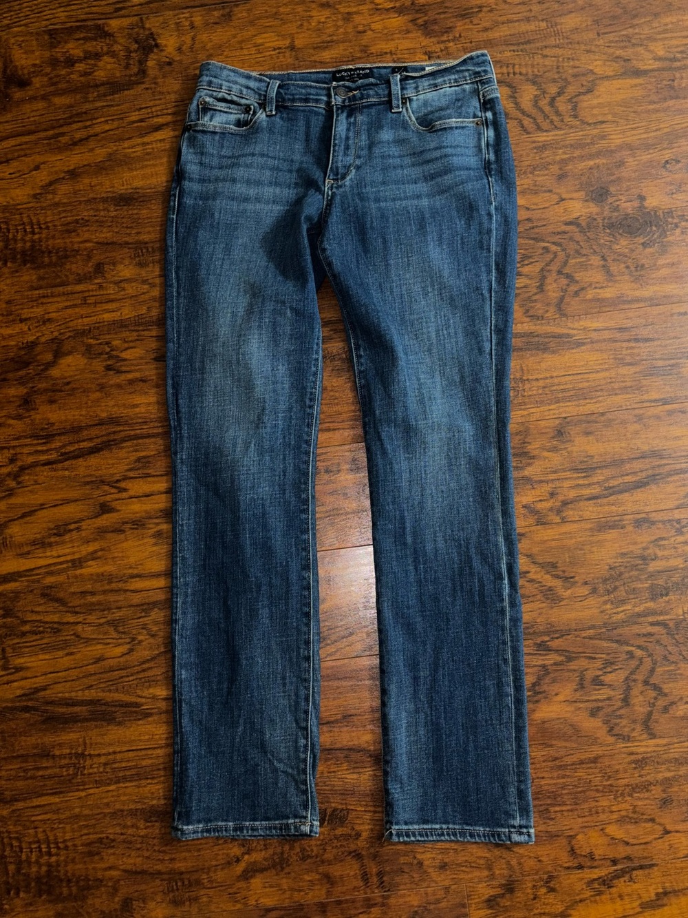 Lucky Brand Mid Rise Straight Sweet Jeans Women’s 6/28 Ankle Denim Classic Jeans